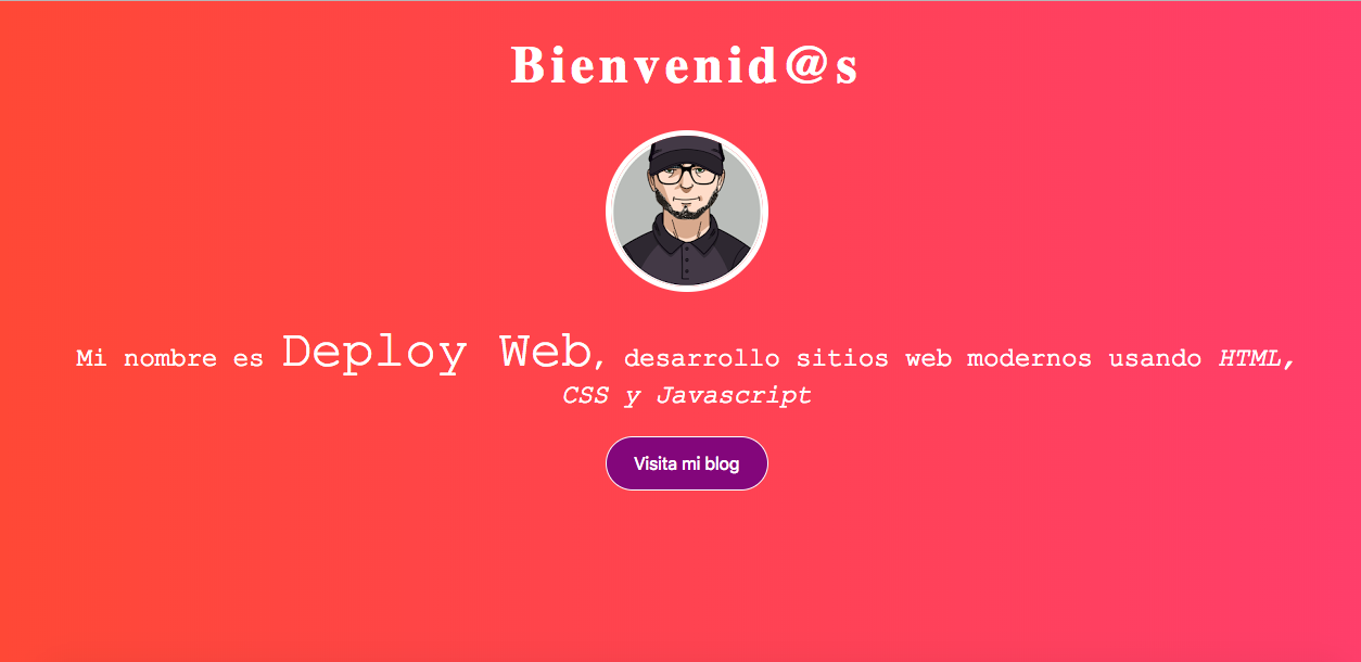 Web html con css